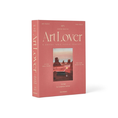 Printworks Art Lover Book Puzzle - Lounge - 1000 pieces